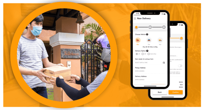 courier delivery app